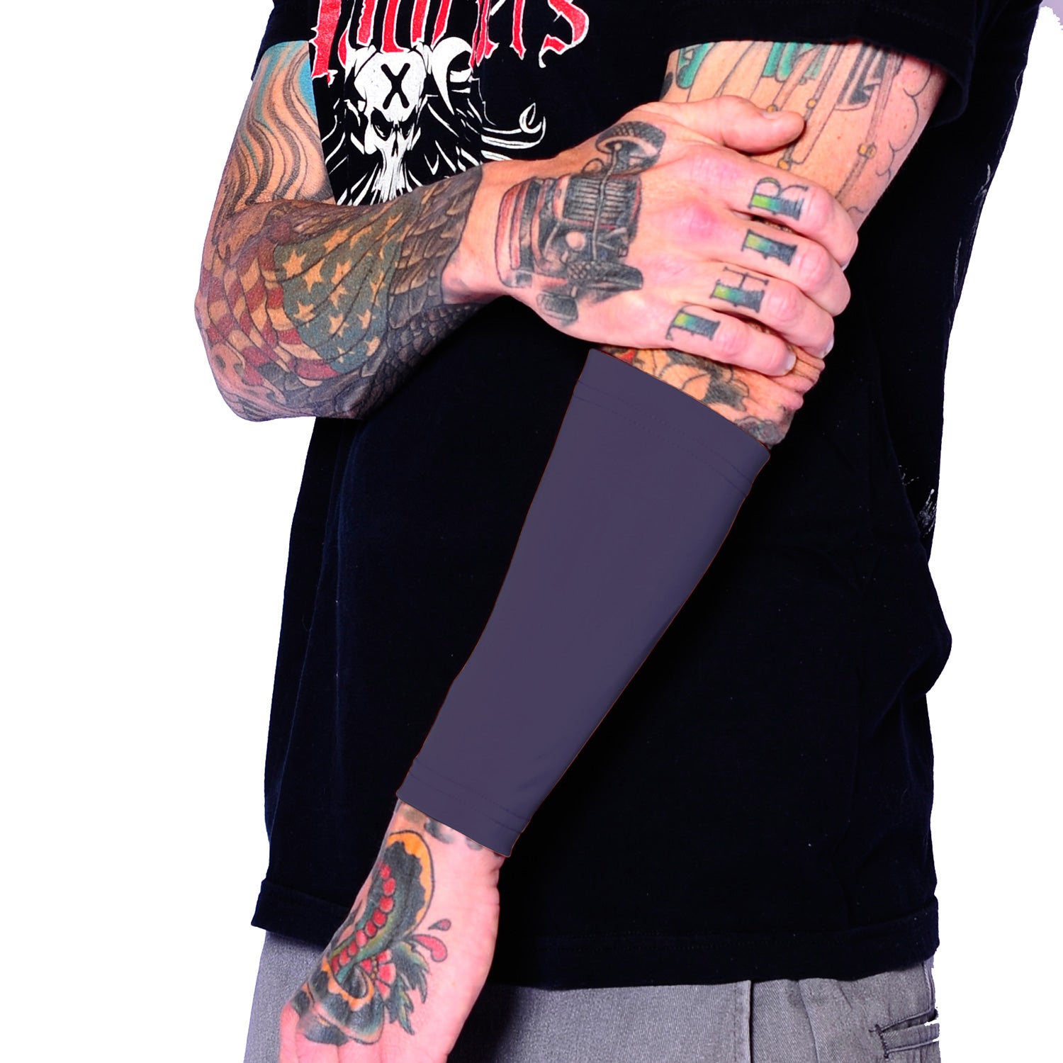Dark Navy Nine Inch Forearm Sleeve to Conceal Tattoos